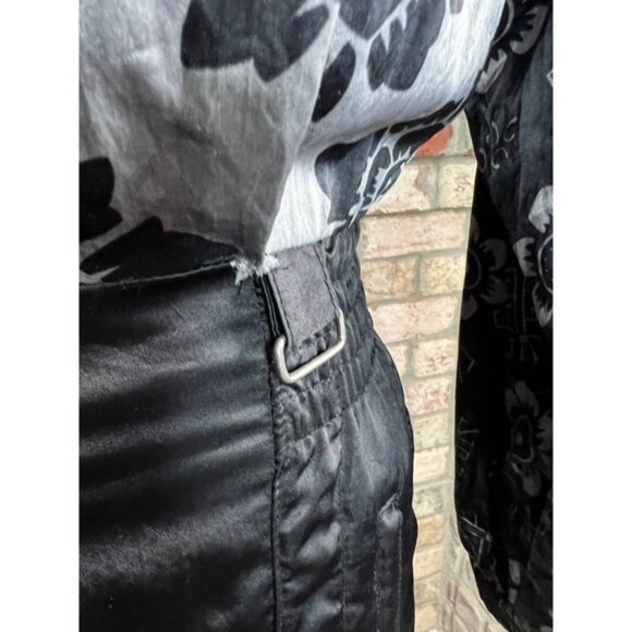 Ski Suit 1980s vintage snow suit black gray floral - Picture 16 of 16